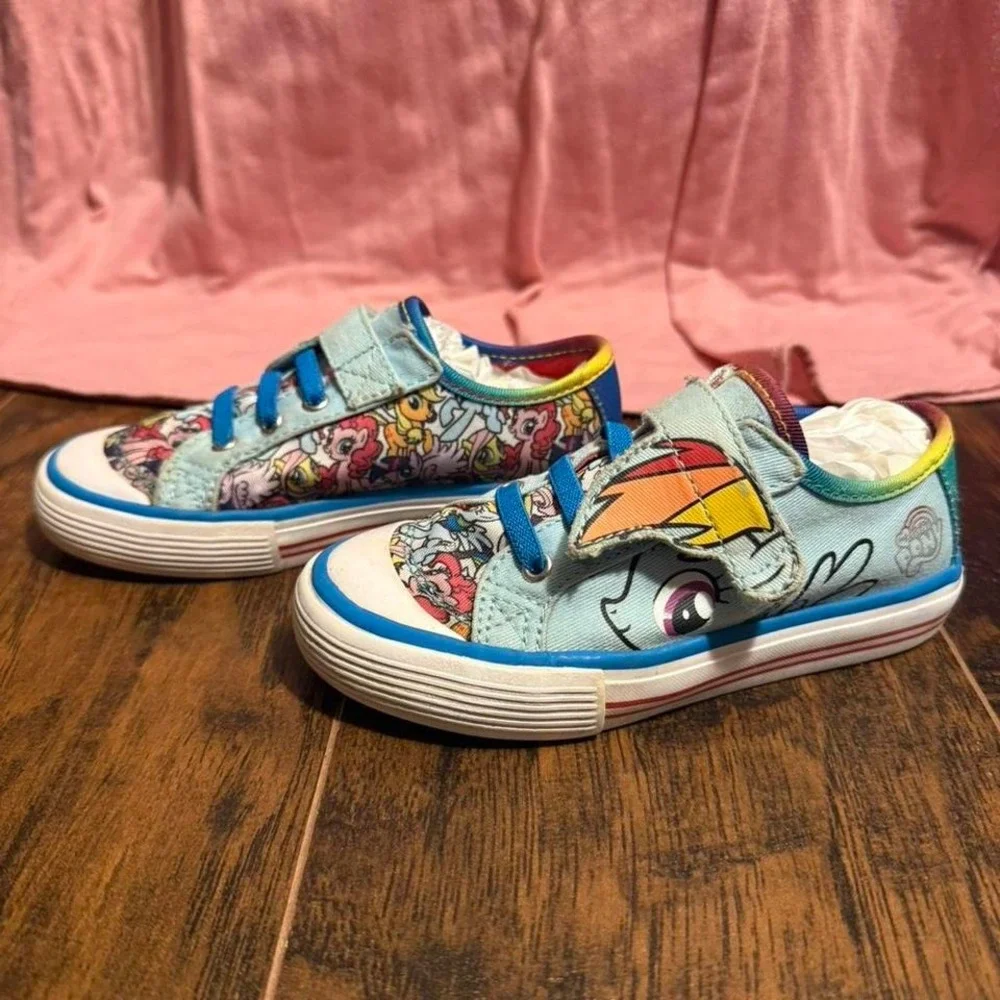 Stride Rite My Little Pony Rainbow Dash hook-and-loop Velcro sneakers Toddler 9